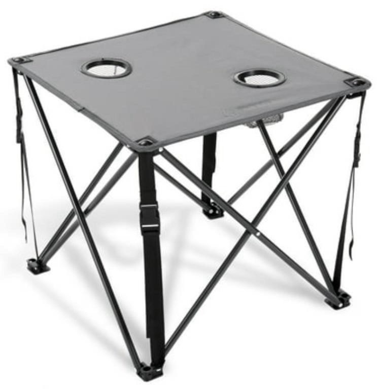 Arrowhead Outdoor 26” Folding Table With Two Cup holders