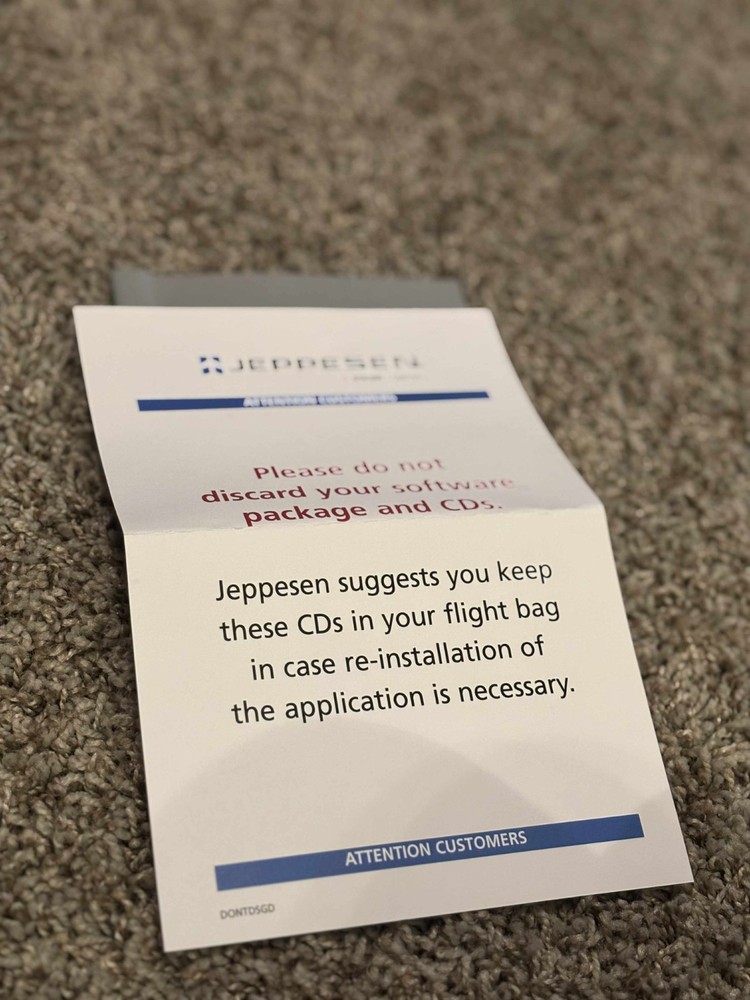 Jeppeson Electronic Chart JeppView For Multi-function Displays~Vista 2009 CD-Rom