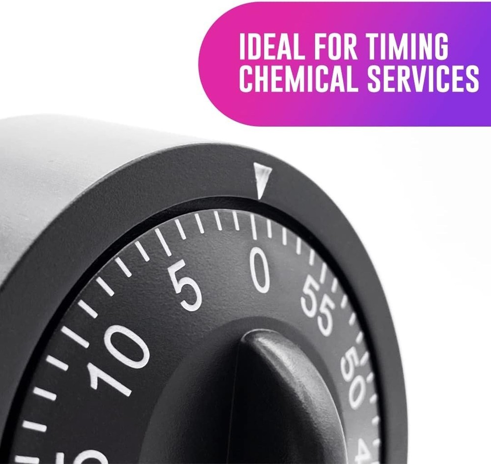 Efficient 60-Minute Timer - Versatile Solution for Tanning, Cooking, and More