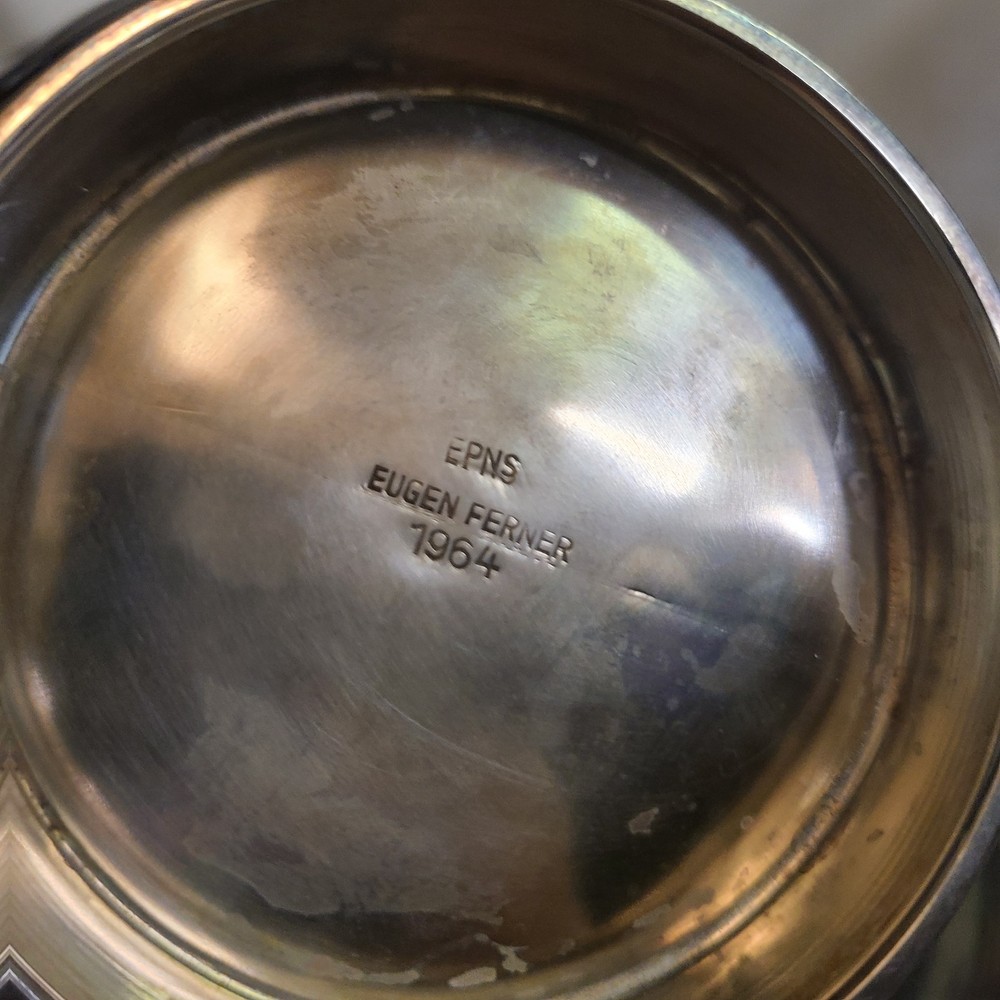 Mid Century 1965 Eugen Ferner Germany, MCM Silverplate Tea/Coffee Set