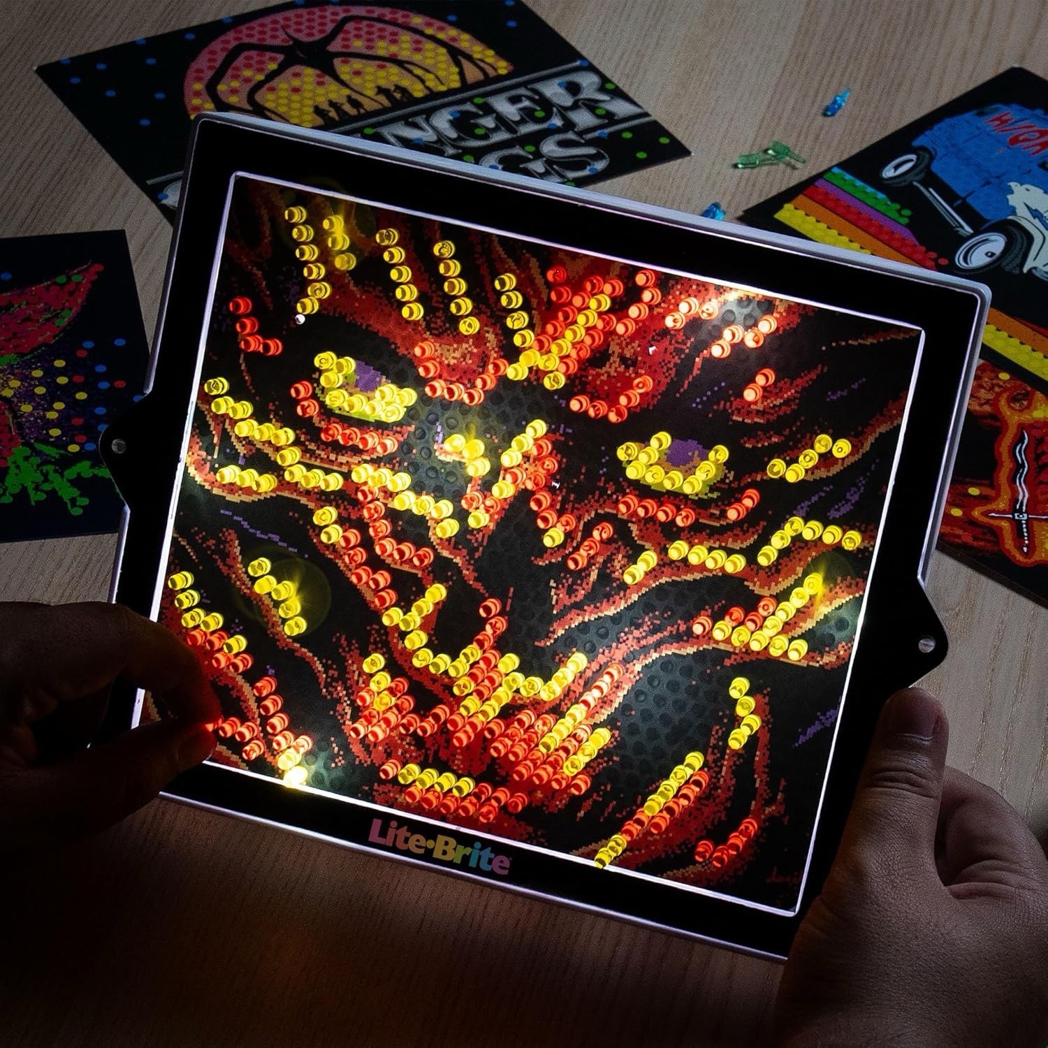 STRANGER THINGS Lite Brite Color POP SEASON 5 Vecna Demogorgon Hellfire NEW LOOK