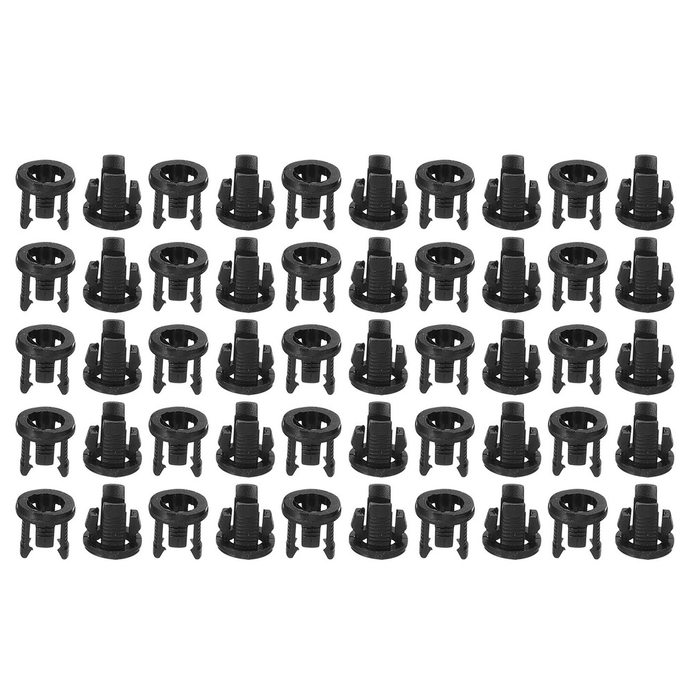 50pcs 5mm Light Emitting Diode Holder Clip Bulb Socket Panel LED Holders