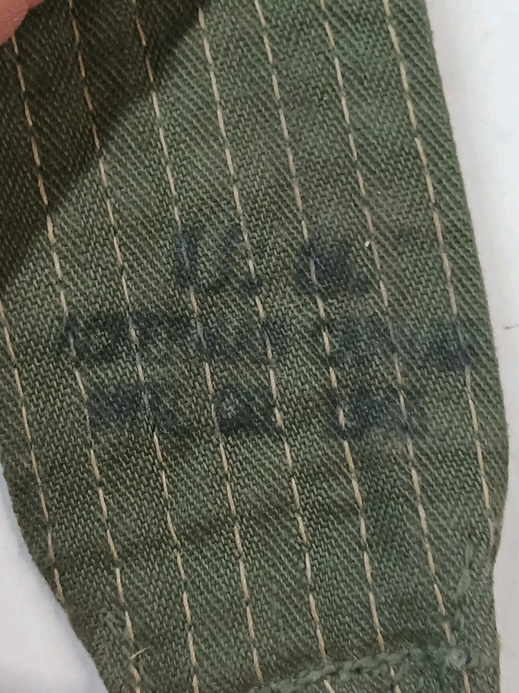 Rare WW2 US Ackerman Canvas Canvas Heavy Duty Stitched GP Strap 1945 Dated