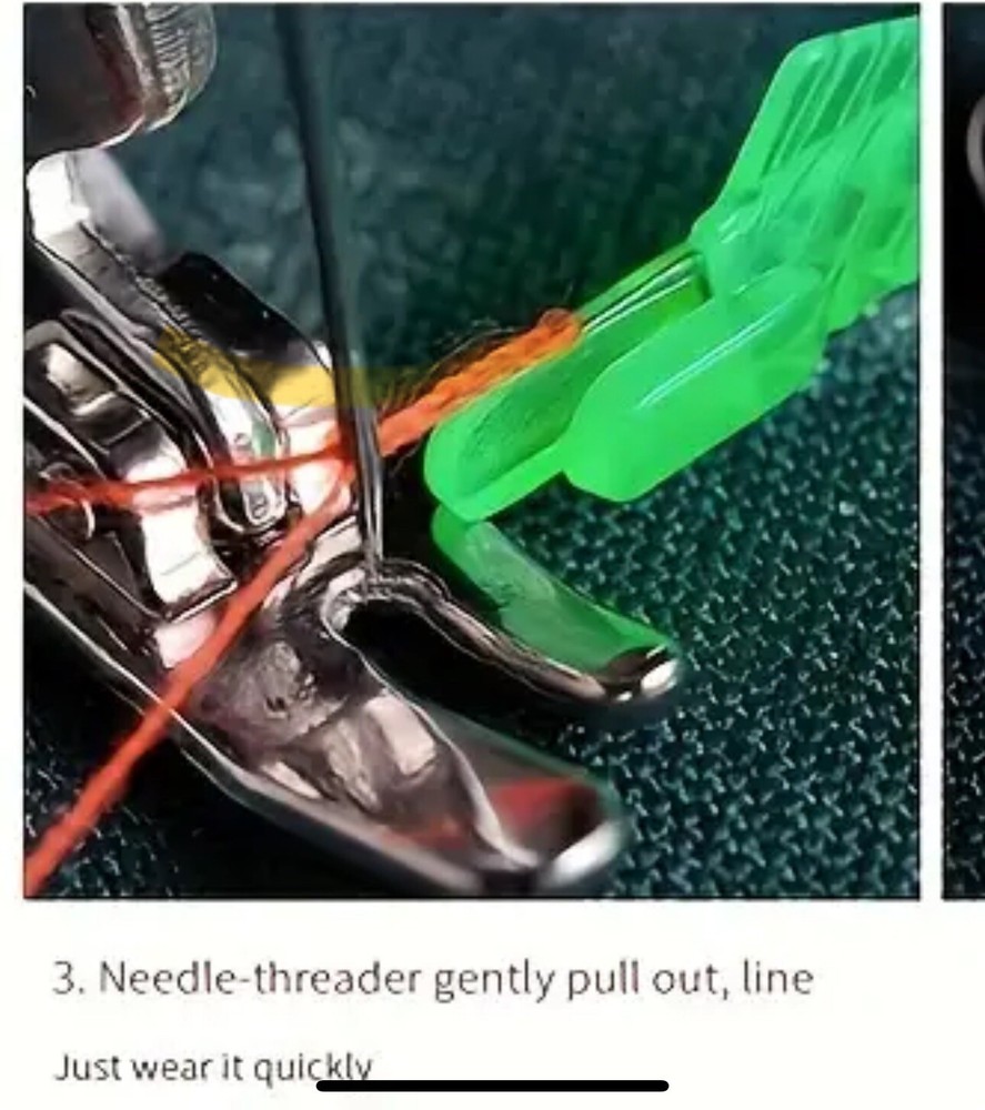 3 Pcs Plastic Needle Threader For Sewing Machine. Sewing Needle Threader