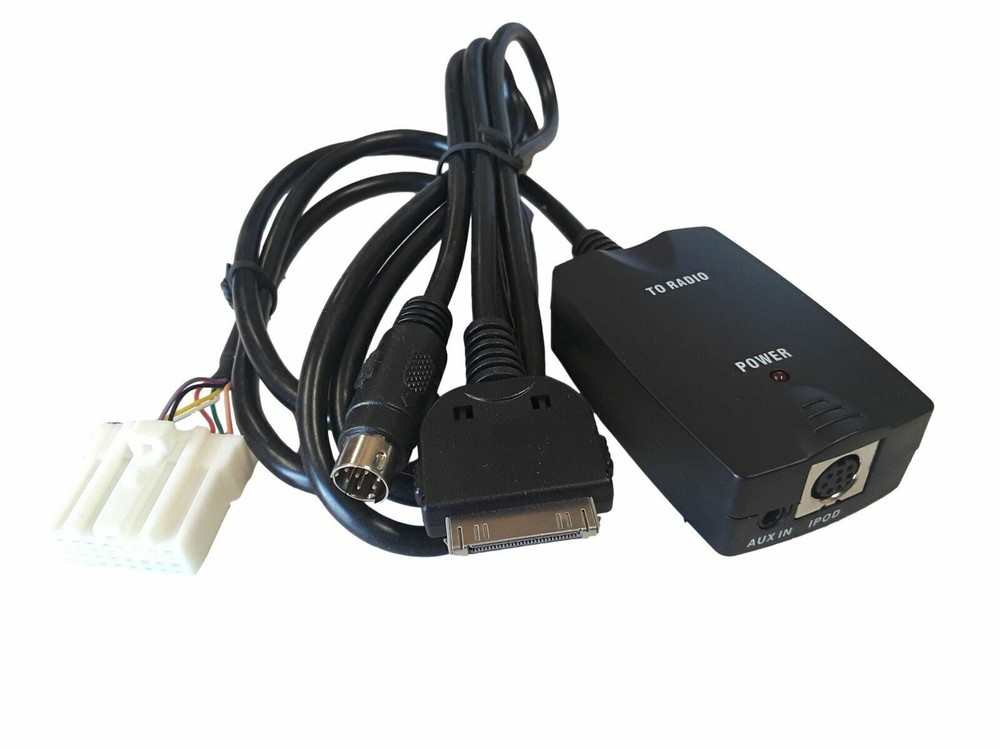 iPod iPhone Auxiliary Input Module for Mazda Factory Radios.