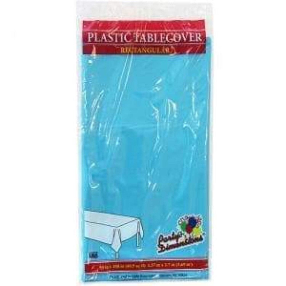 Tablecover Plastic Island Blue Rectangular 54''X108'' 1 Pack