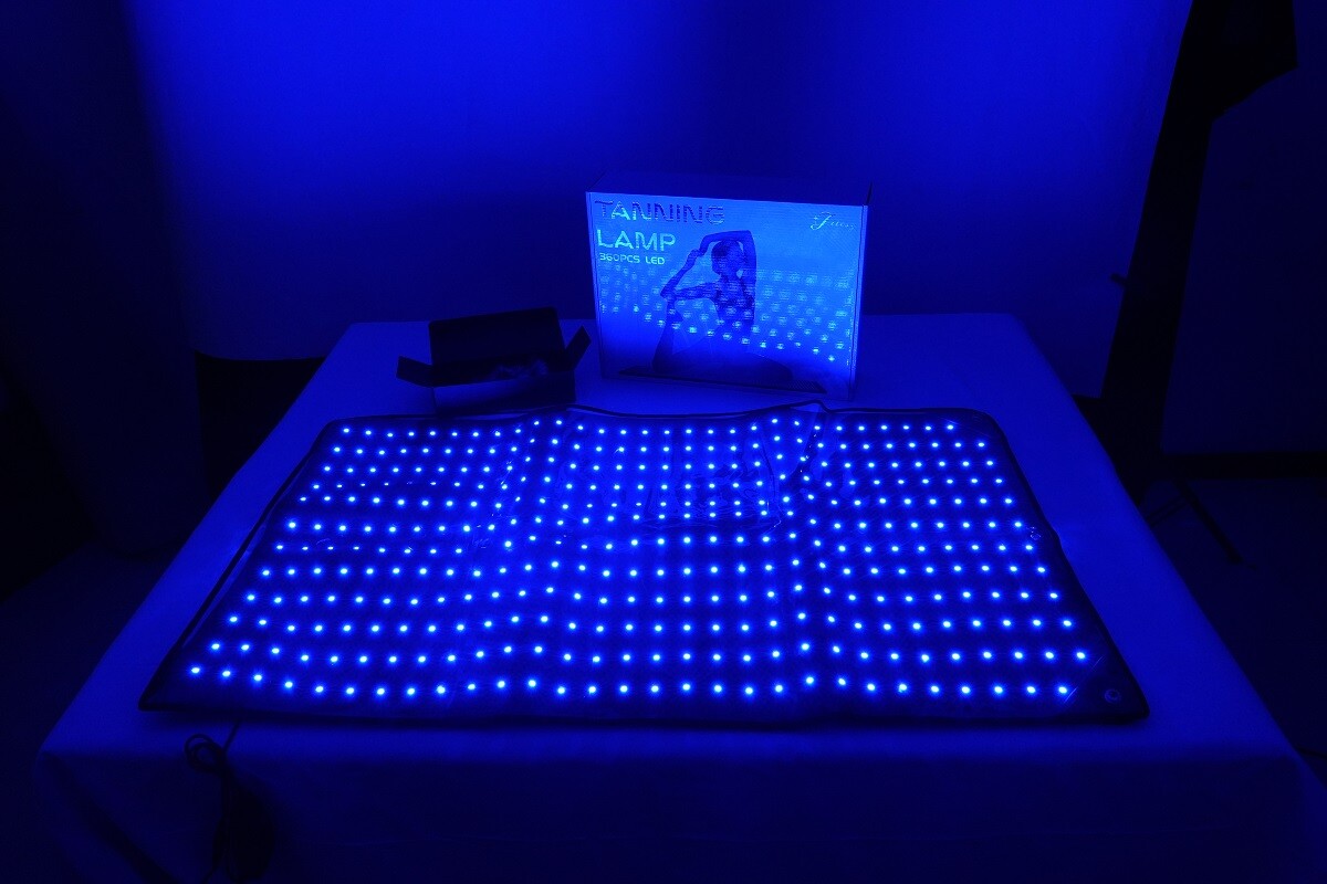 Sunless Tanning Mat Sun Solarium Self-Tanning Pad Safety Sunbed Solarium Light