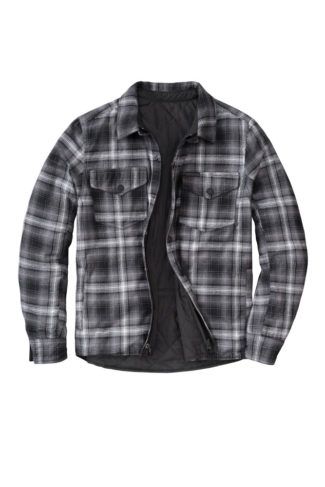 Scorpion Morpheus Reversable Jacket Black/Plaid Grey Md