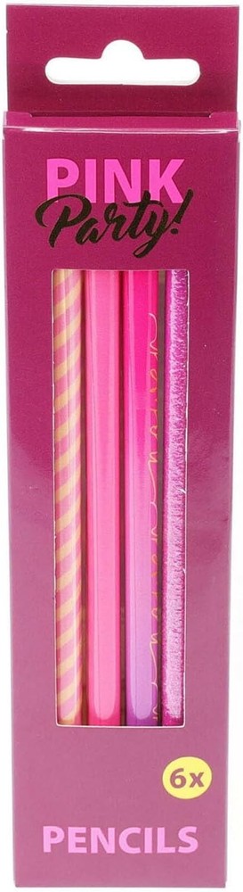 Matite HB grigie rosa, 6 pezzi.