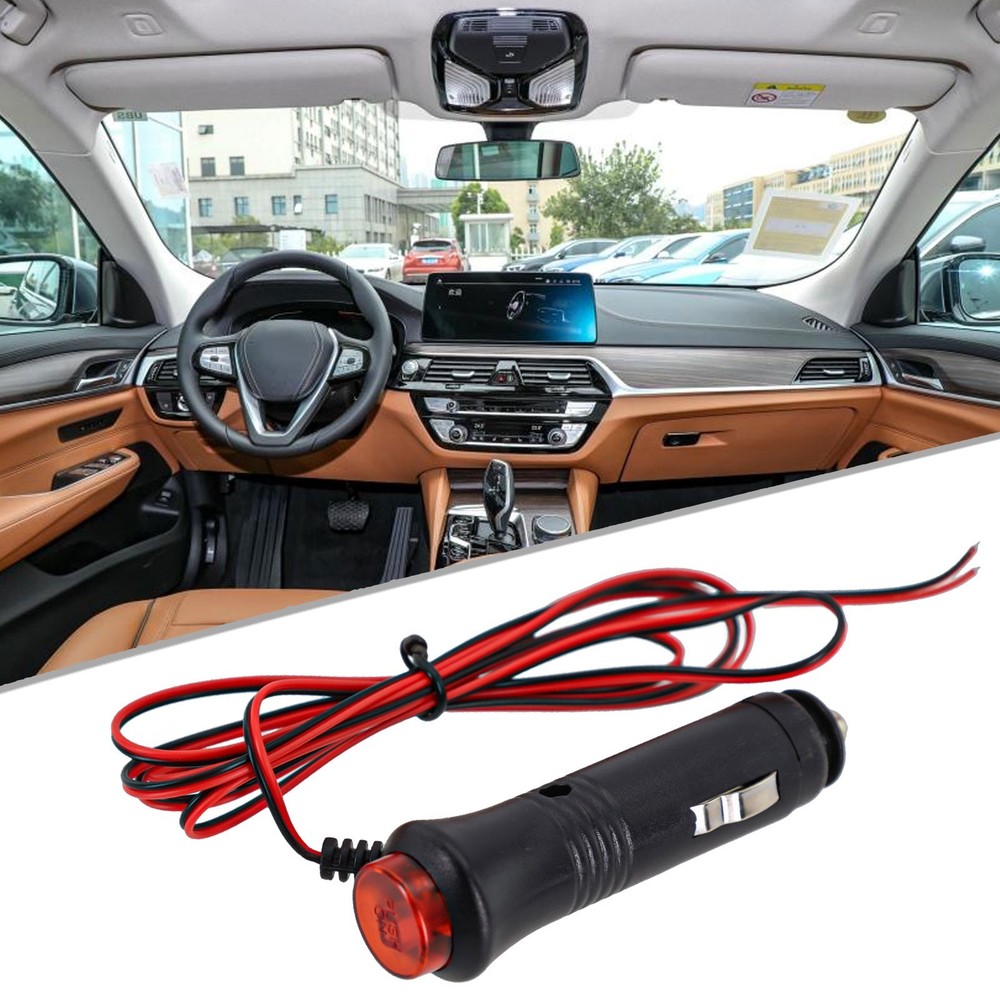 Dependable Power Cord with On Off Switch Perfect for Inside Car Installation