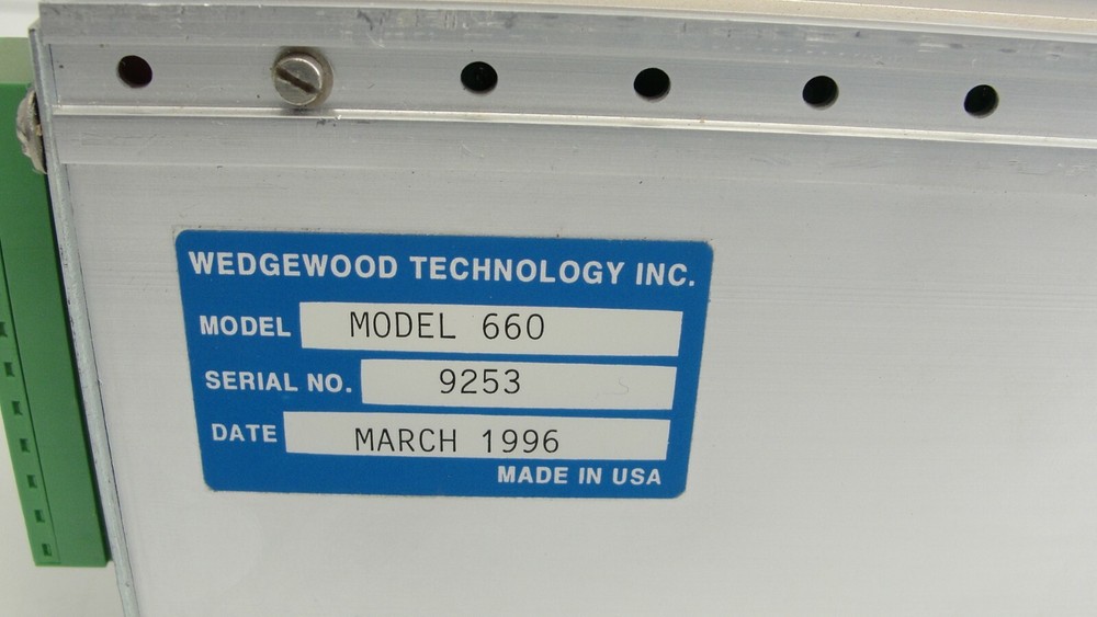 Wedgewood Technology model 660 UV analyzer