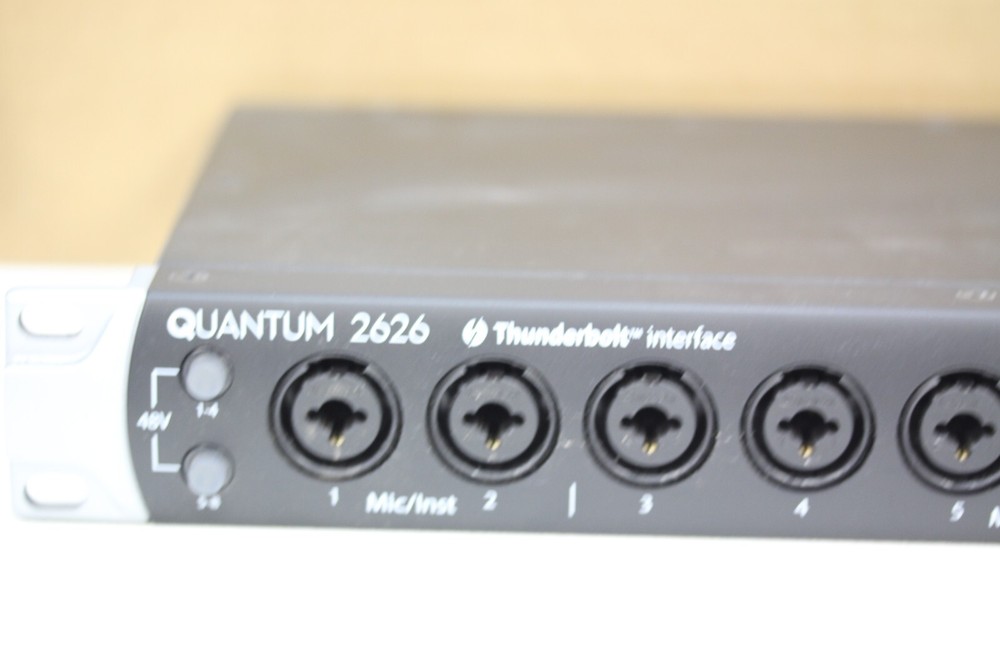 PreSonus Quantum 2626 Thunderbolt 3 Audio Interface open box w/ power supply