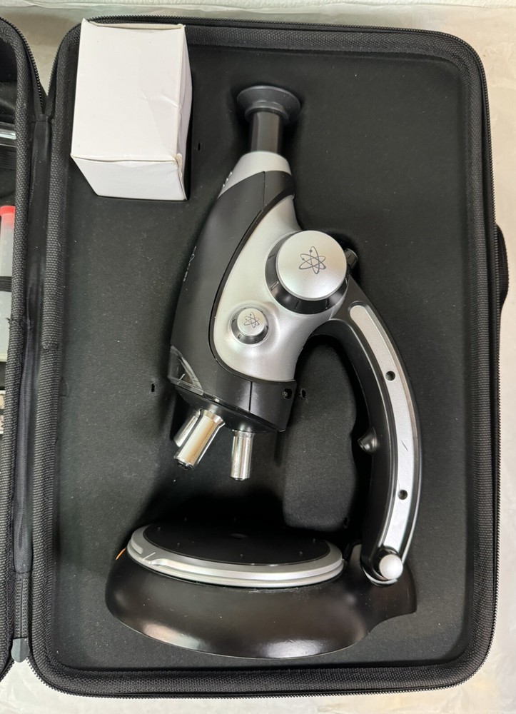 MICROSCOPE MACRO VIEW EDU Science 900x COMPLETE SET & CARRYING CASE