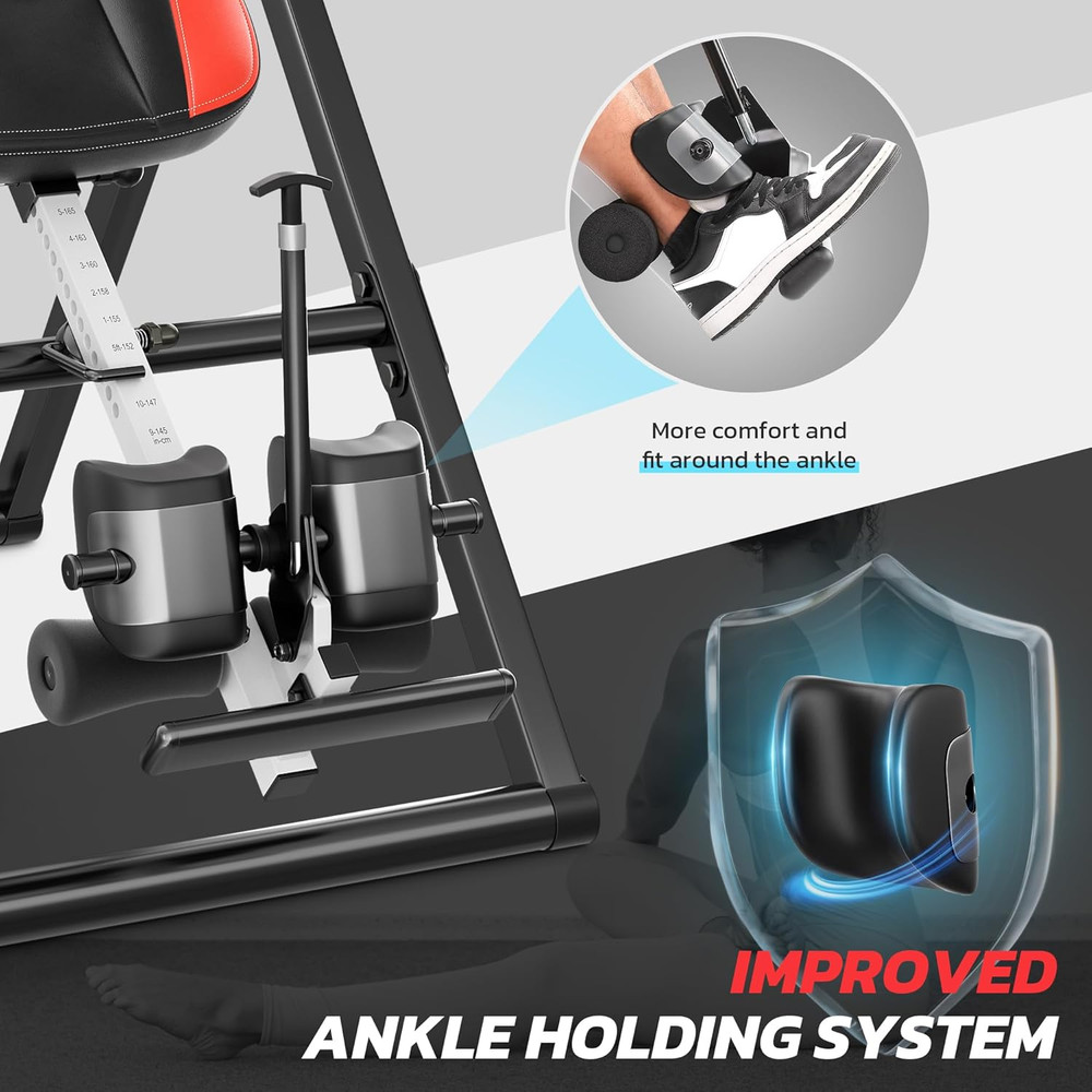 Inversion Table Massage & Heat Inversion Table 2025 New Inversion Table for Back