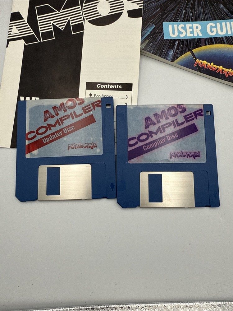 Mandarin AMOS Compiler Commodore Amiga Software, Complete