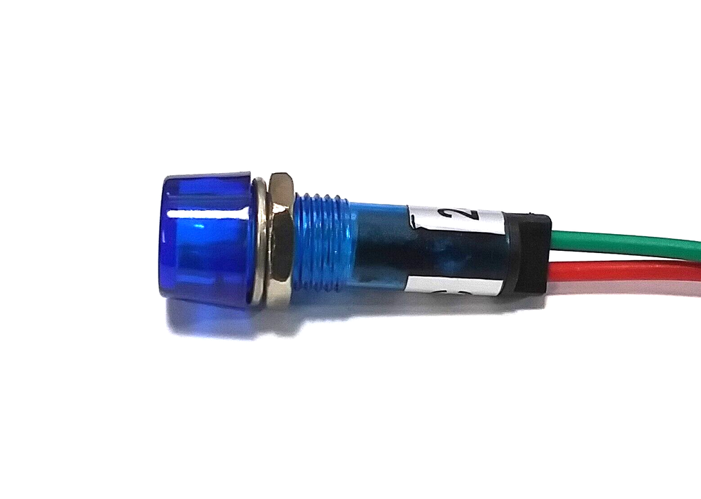 BBT 24 volt Waterproof Blue LED Hi-Profile Indicator Light