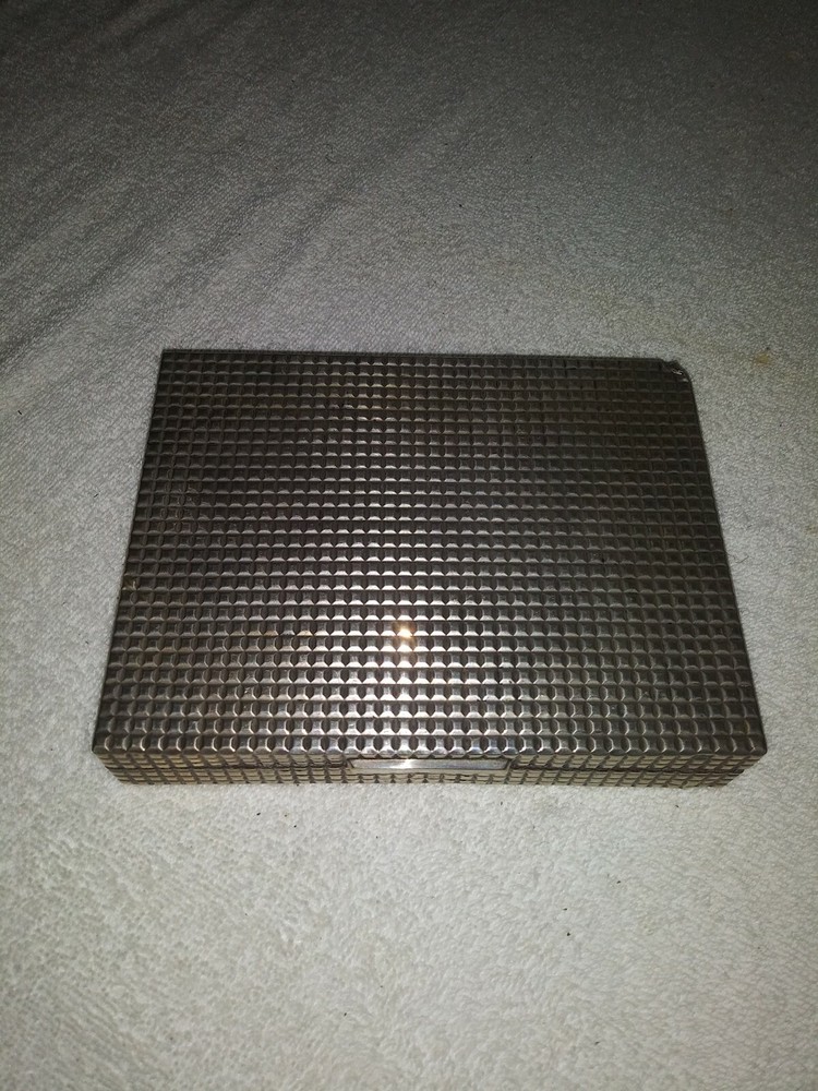 Vintage 800 Silver Cigarette Box