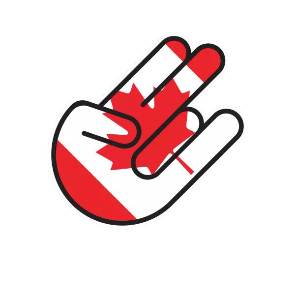 Canadian Shocker Sticker Decal