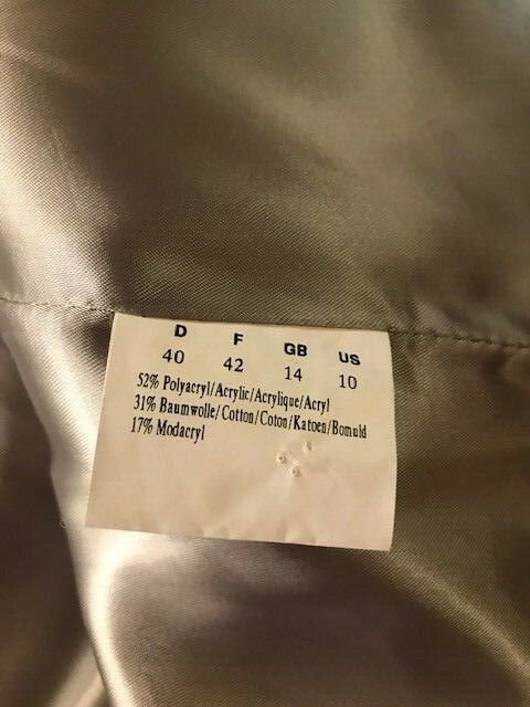 THIS OLSEN COLLECTION GREY COAT MADE IN POLAND