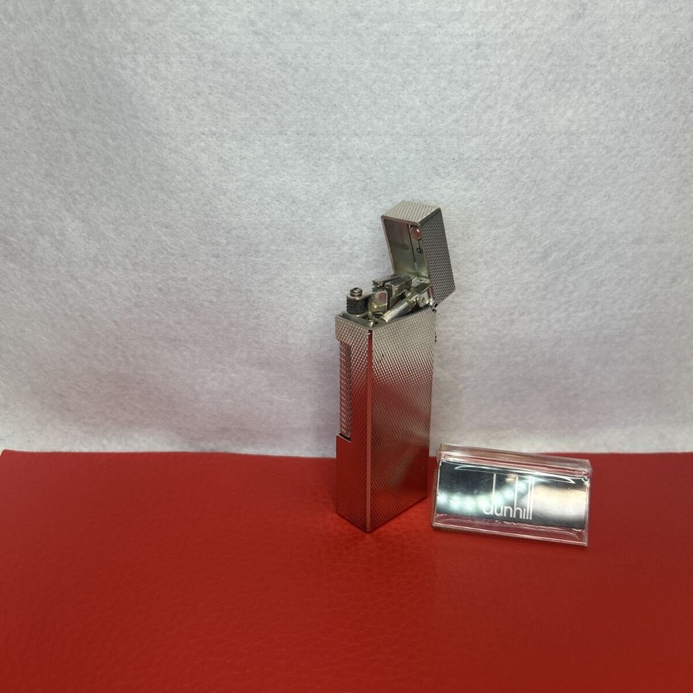 Overhauled Dunhill Rollagas lighter Silver d mark without box