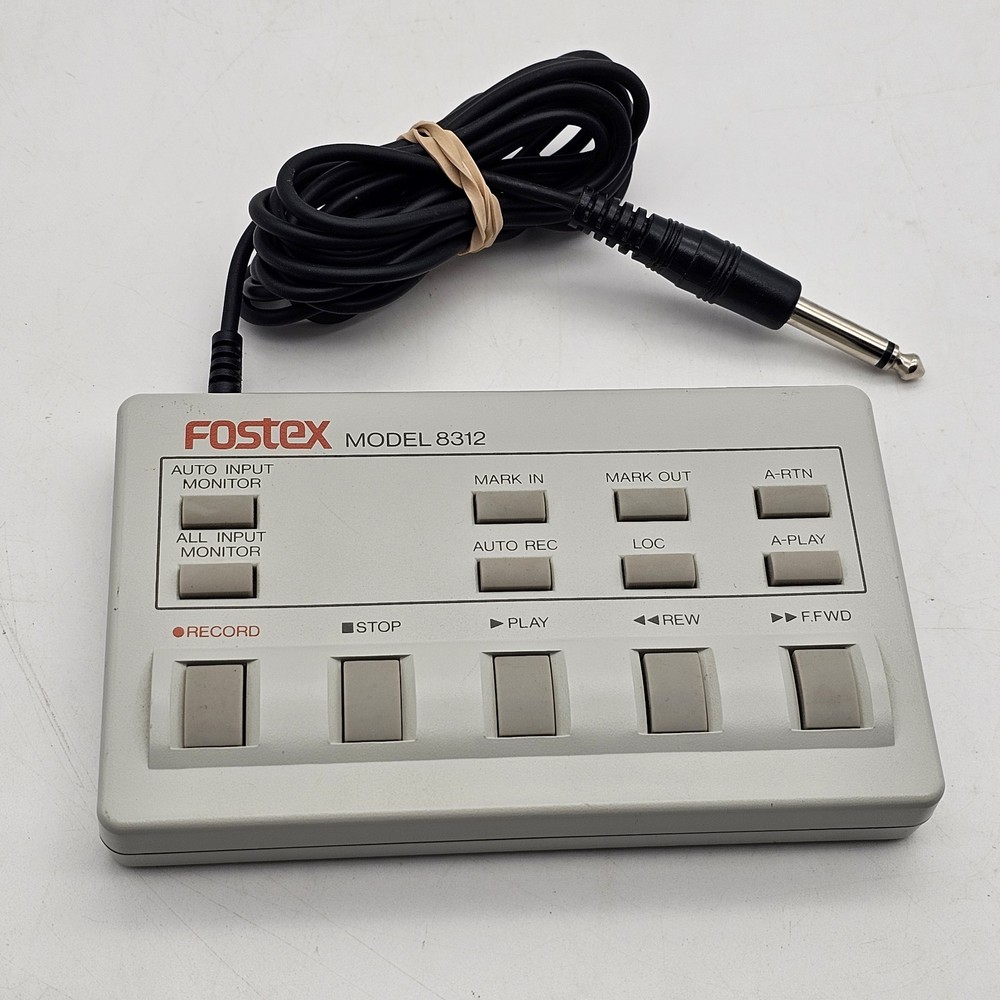 FOSTEX MODEL 8312 Cable Remote Control, RD-8 ADAT Digital Multi Track Recorder