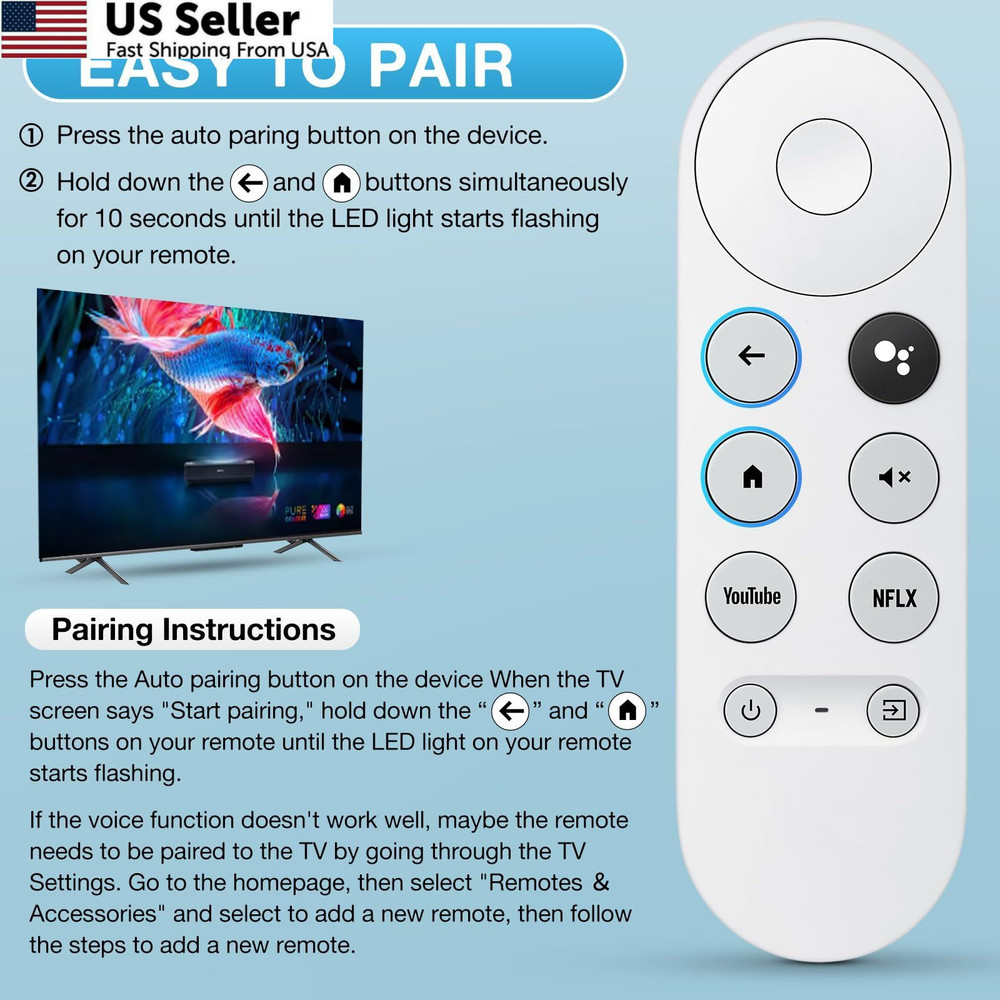 Replacement for Google-Chromecast-Remote, google, Google Chromecast
