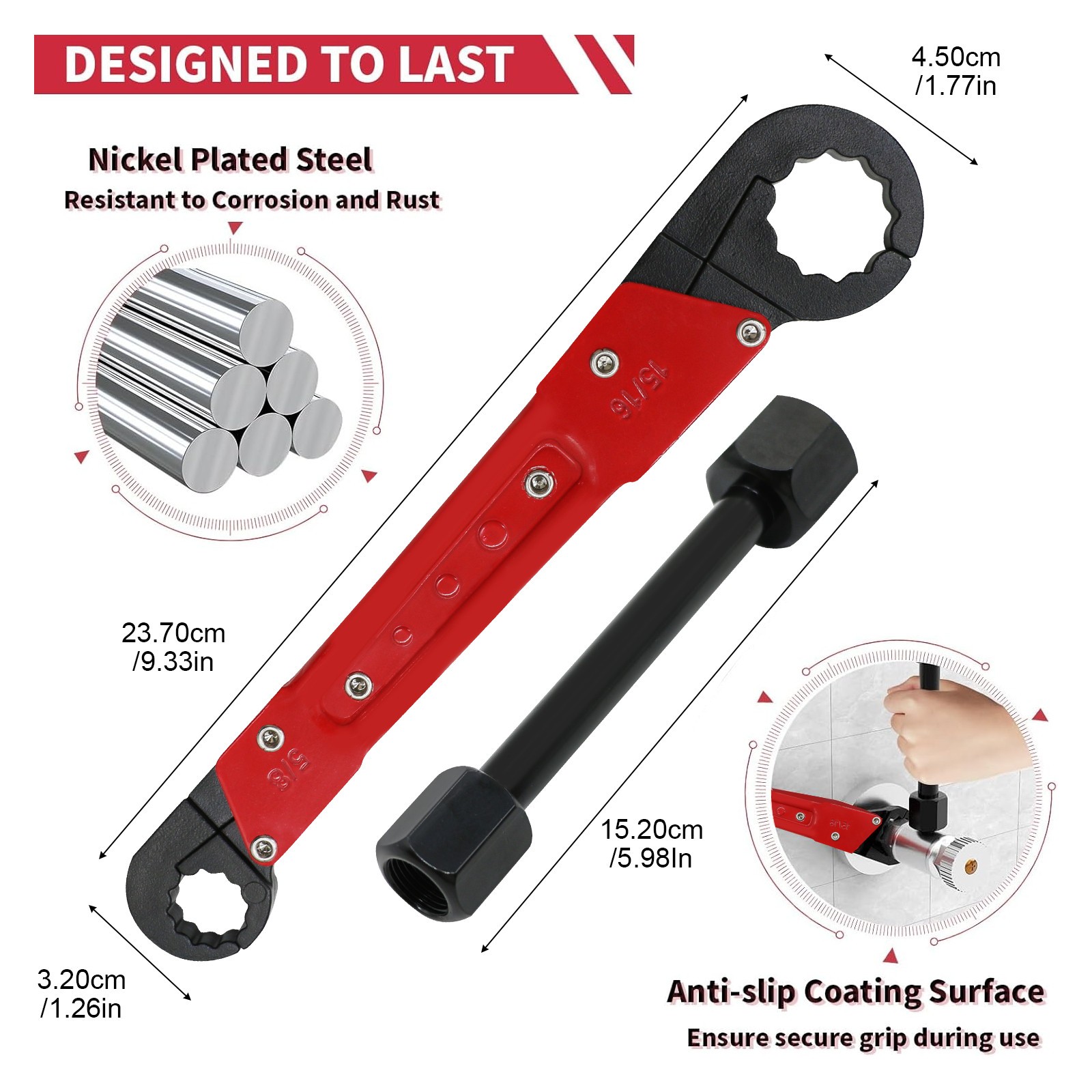 Plumbing Tool Angle Stop Wrench Angle On Wrench kit Plumbers Wrench Removal Tool