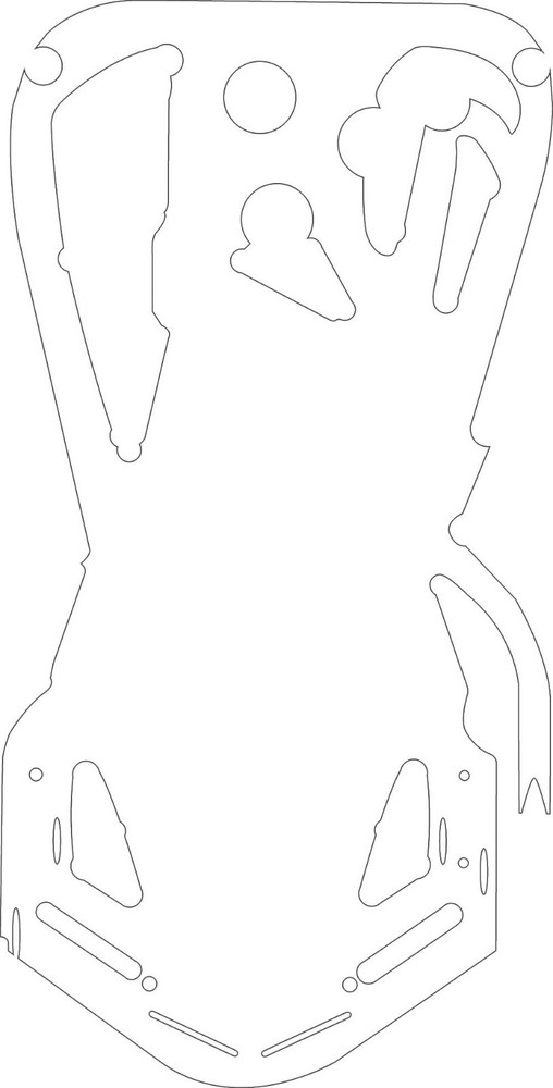 Playfield Protector for Williams - High Speed Pinball Machine