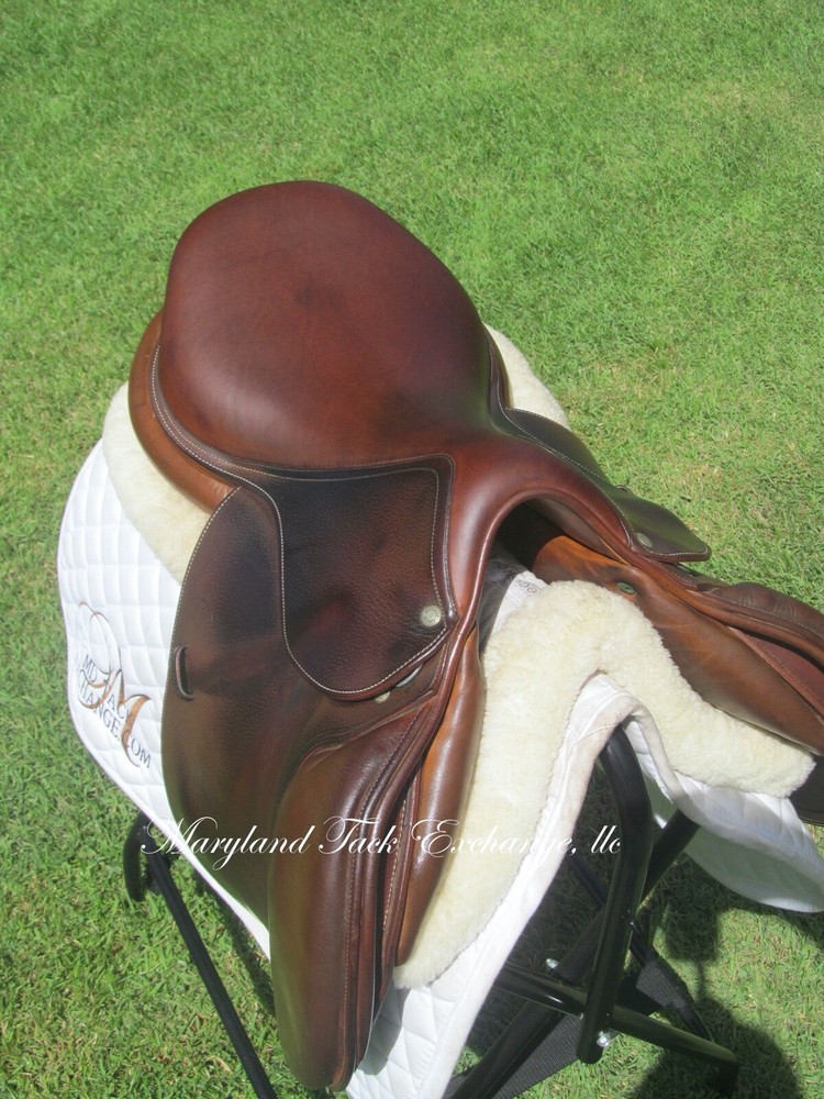 18" DEVOUCOUX BIARRITZ D3D close contact jumping saddle 3A flaps-2014 MODEL!