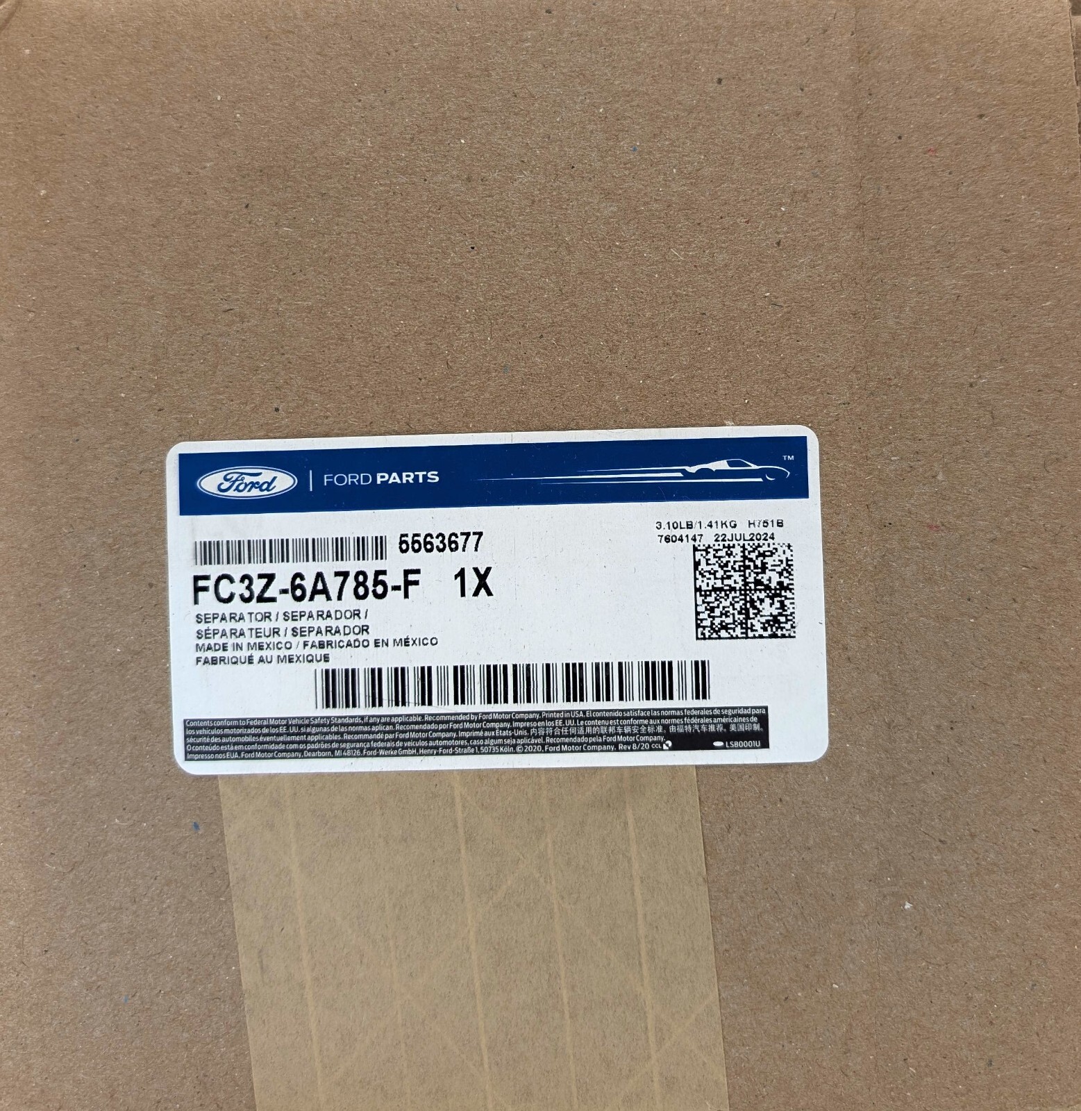 NEW OEM 17-19 Ford Super Duty 6.7L Crankcase Vent Filter Oil Separator PCV CCV