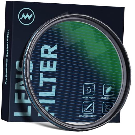 Variable Blue Streak Filter Rotating Circular Anamorphic-Style 77MM BLUE