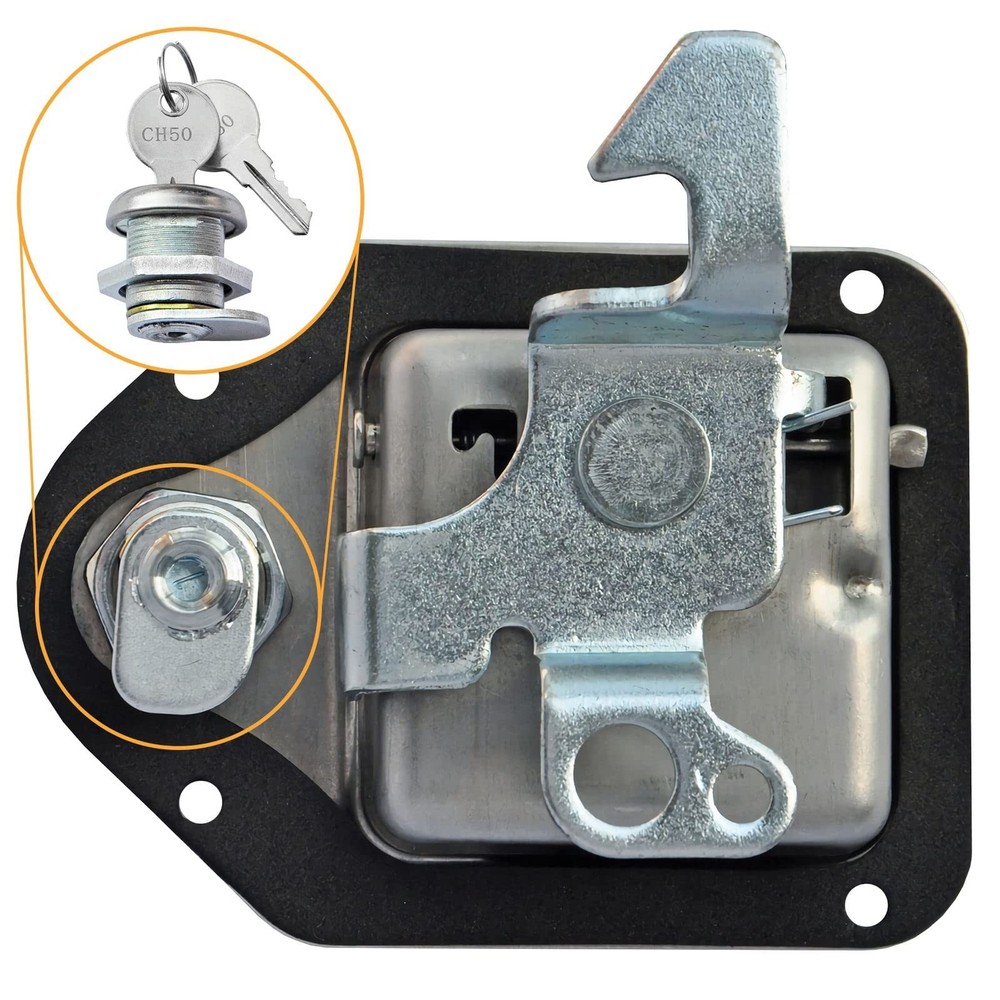 Truck Tool Box Lock Replacement with Keys Pickup Toolbox Latch 1pc, 1 Pack