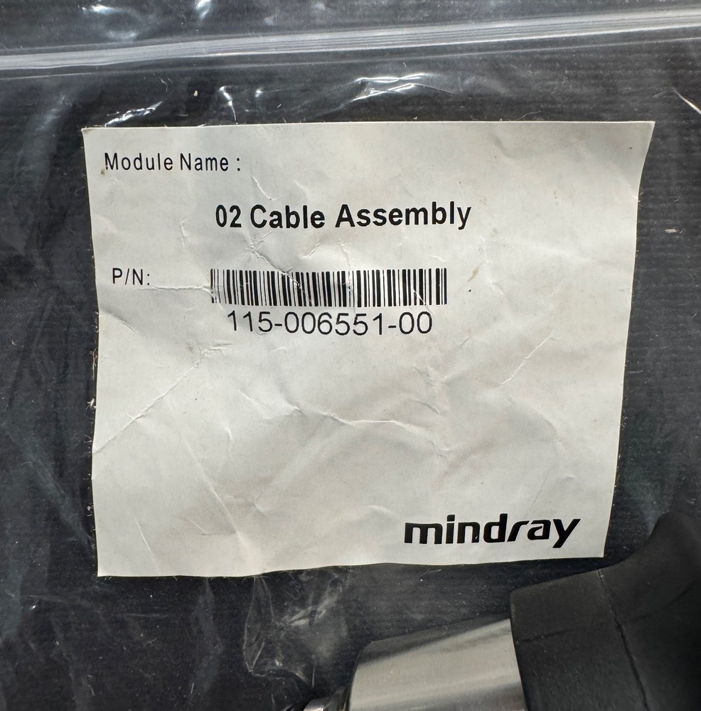 Mindray O2 Sensor Cable PN: 115-006551-00 -NEW