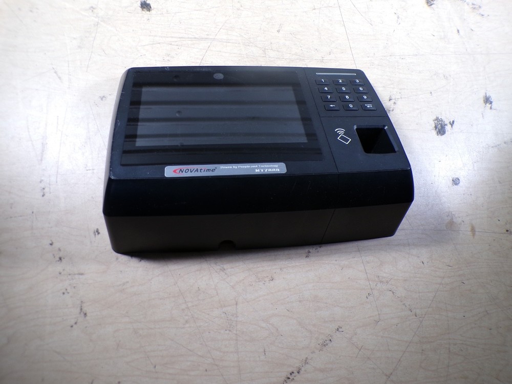 NOVATIME NT7000 TIME CLOCK FINGERPRINT ID **UNTESTED
