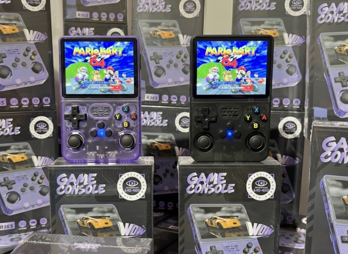 R36s Retro Handheld Premium Gaming Console with 21,000 Top-Tier Video Games