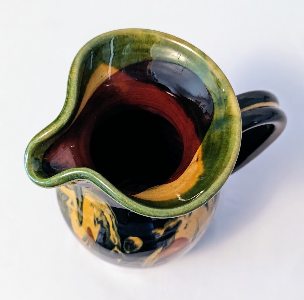 Handmade Thrown Pottery Pitcher
