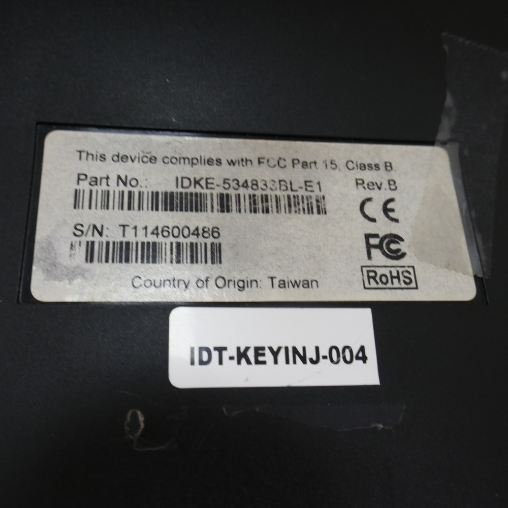 ID TECH SREDKey Key Pad + USB MagStripe Reader Credit Card Reader