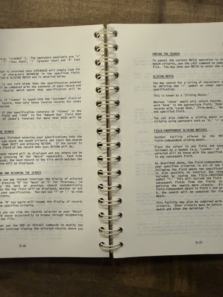 Superbase The Programmable Database for your Commodore 64 Computer Book Vintage