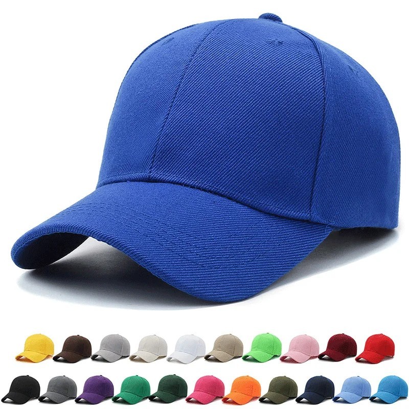 Solid Plain Baseball Cap Trucker Blank Hat Ball Men Women Adjustable
