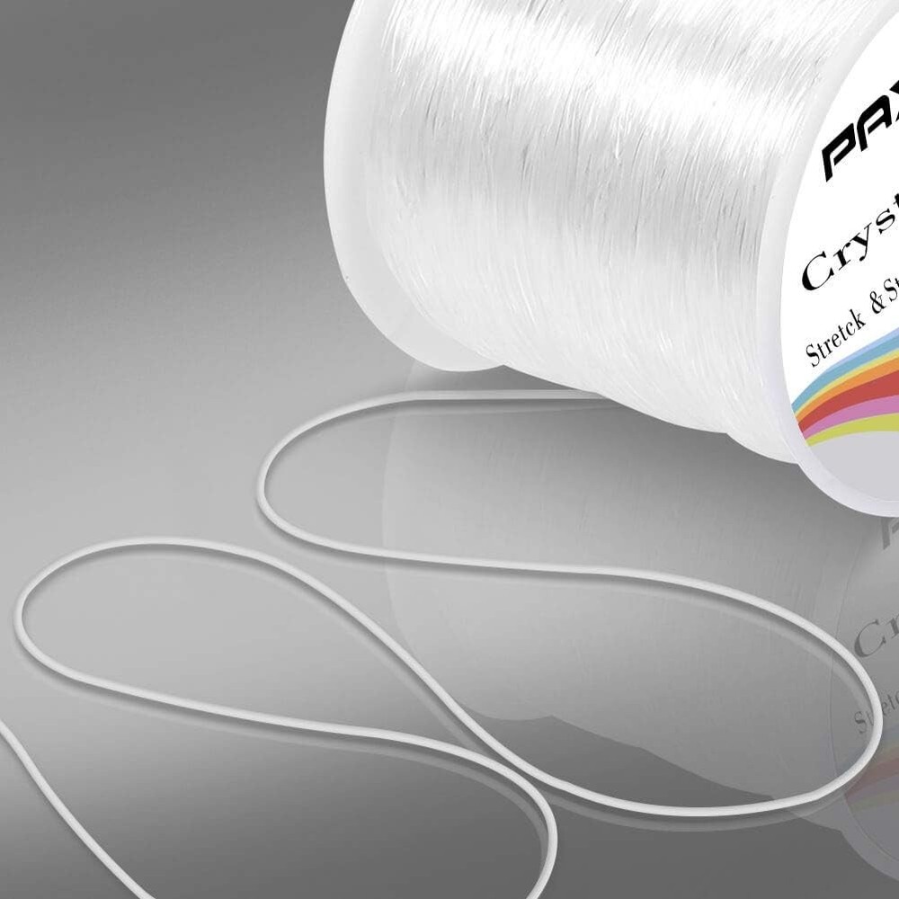 0.8mm Elastic String, Stretchy Bracelet String Crystal String Bead Cord