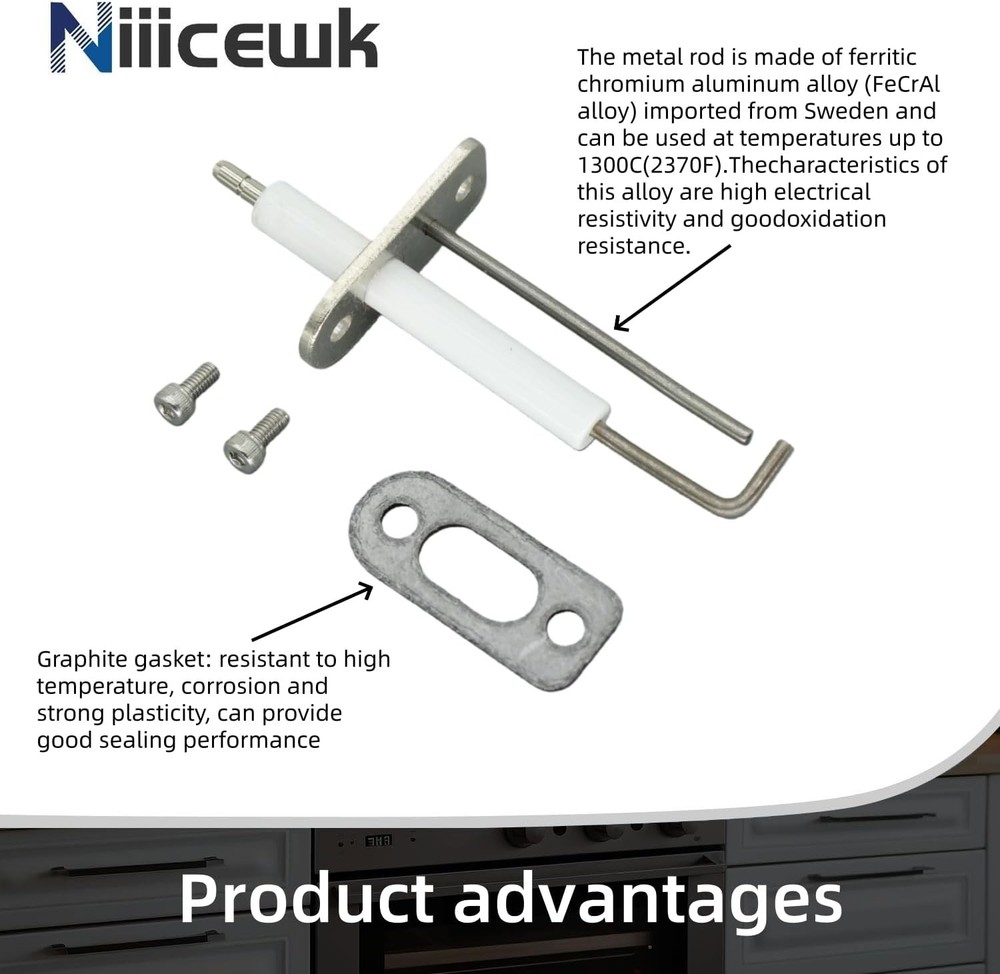 7828718 Ignitor Ionization Electrode Block and Graphite Gasket Compatible...