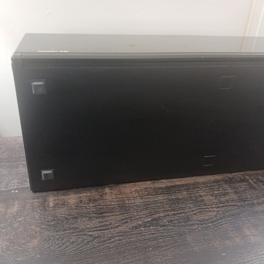 Laserline CD Storage 24 Case Push Button Door Black Push Button