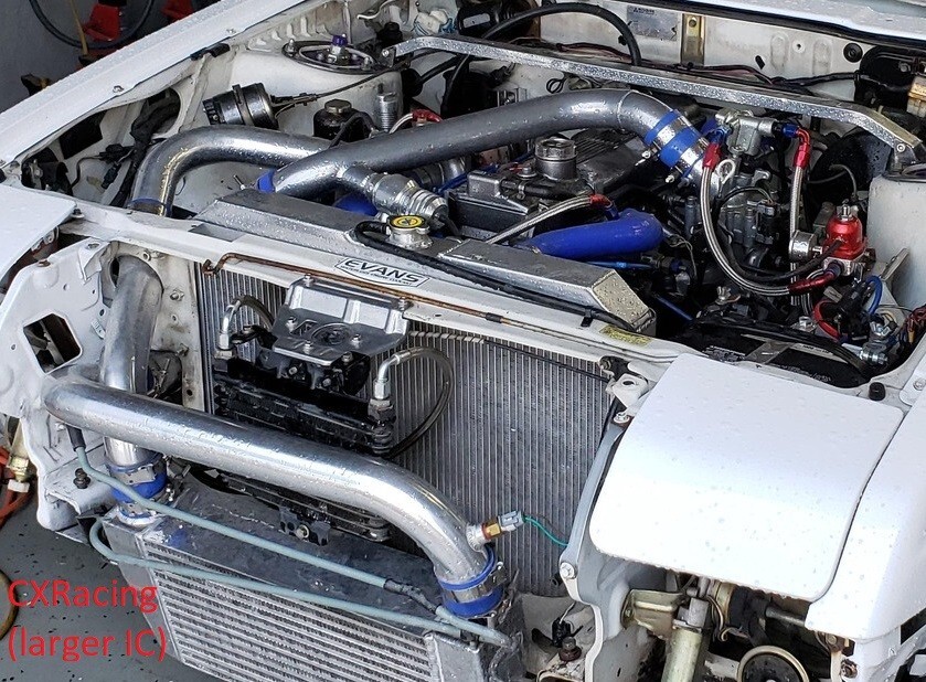 Mitsubishi Starion Dodge Conquest IC Hardpipe Kit - by Motocam360