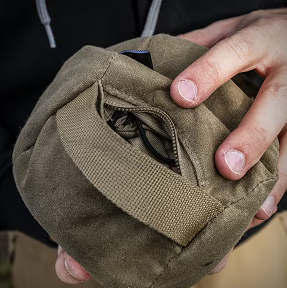 MDT Waxed Canvas Peanut Shooting Bag Sand Fill 10" x 3.5" x 5" Grulla 108050-GRU