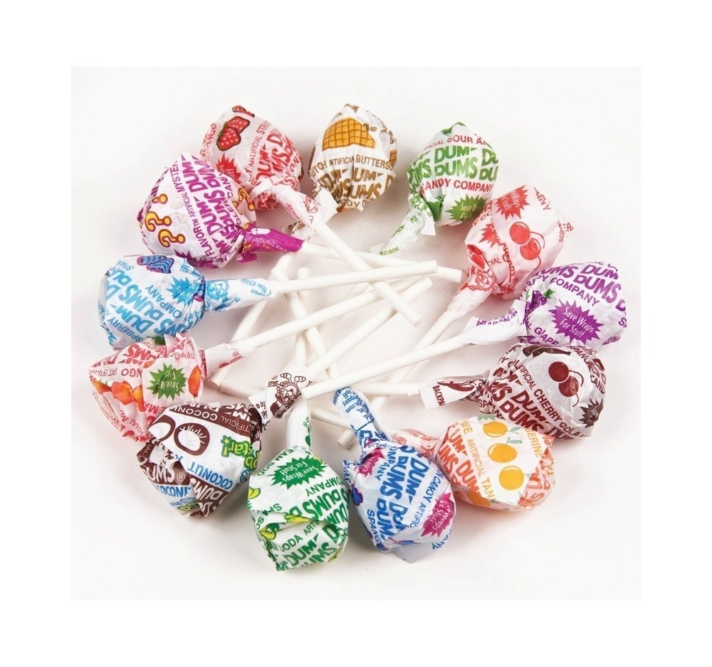 Dum Dum Lollipops Wrapped Candy Candies 1 Pound