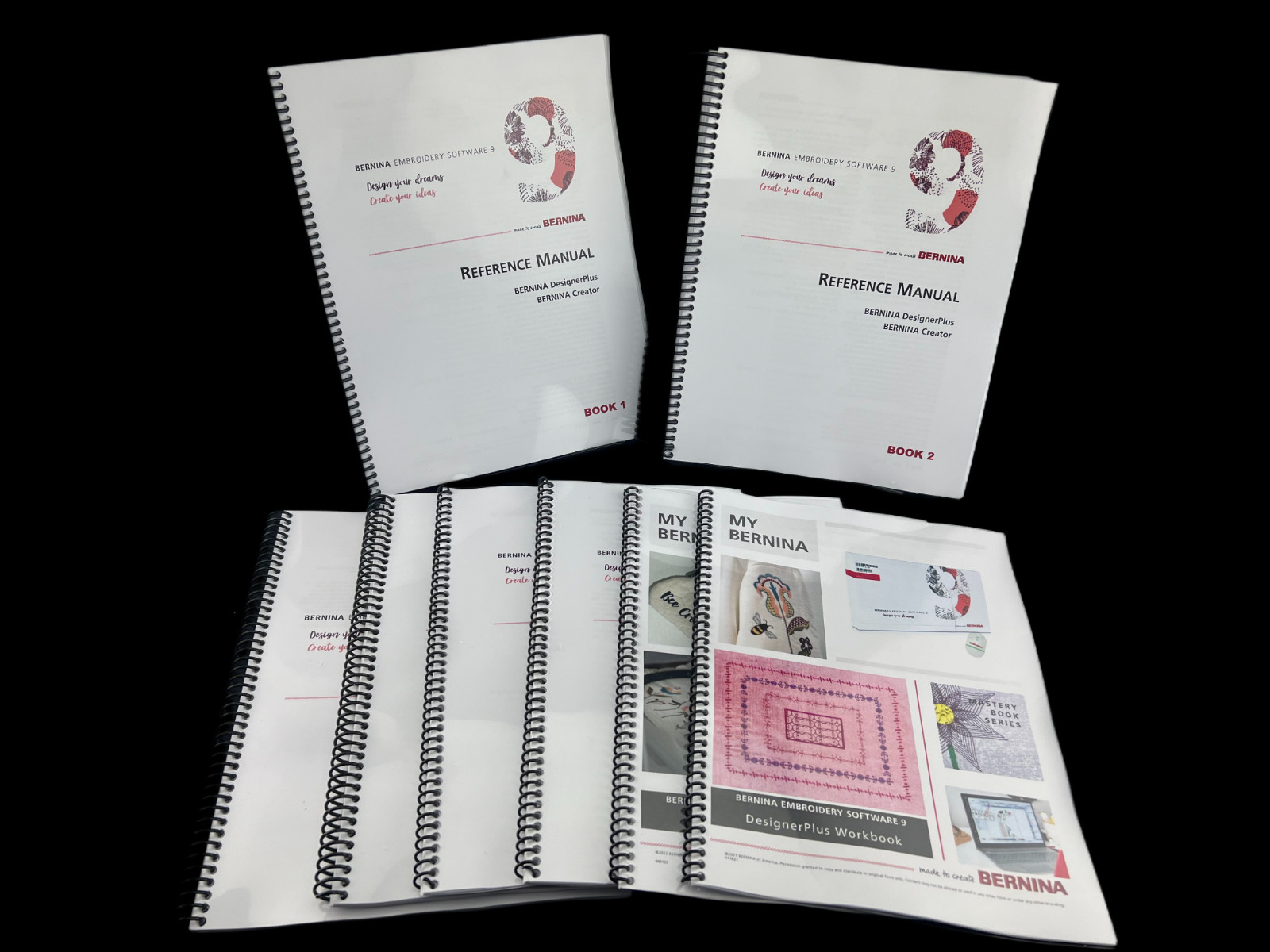 Bernina Embroidery Software 9 (2024 Edition) Manual & Mastery Bundle: 8 Books