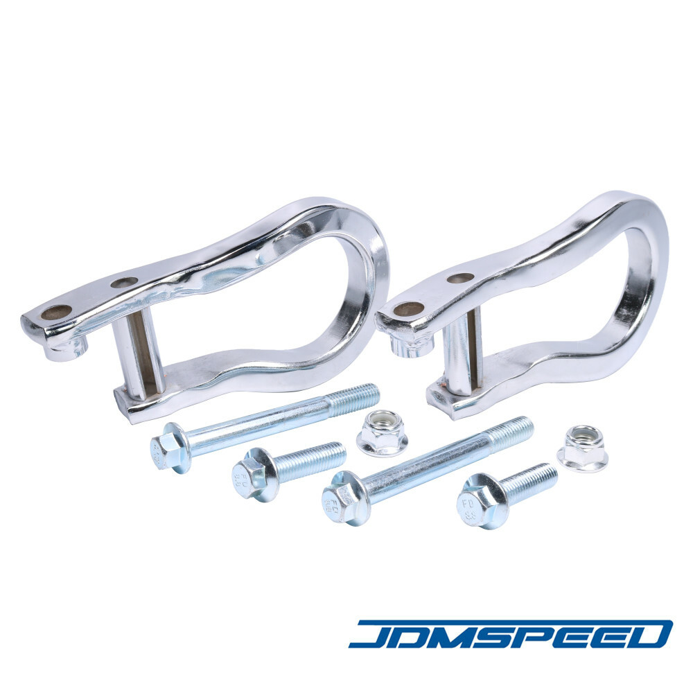 New Chrome Front Tow Hooks 84195899 For 2019-2022 Chevrolet Silverado 1500