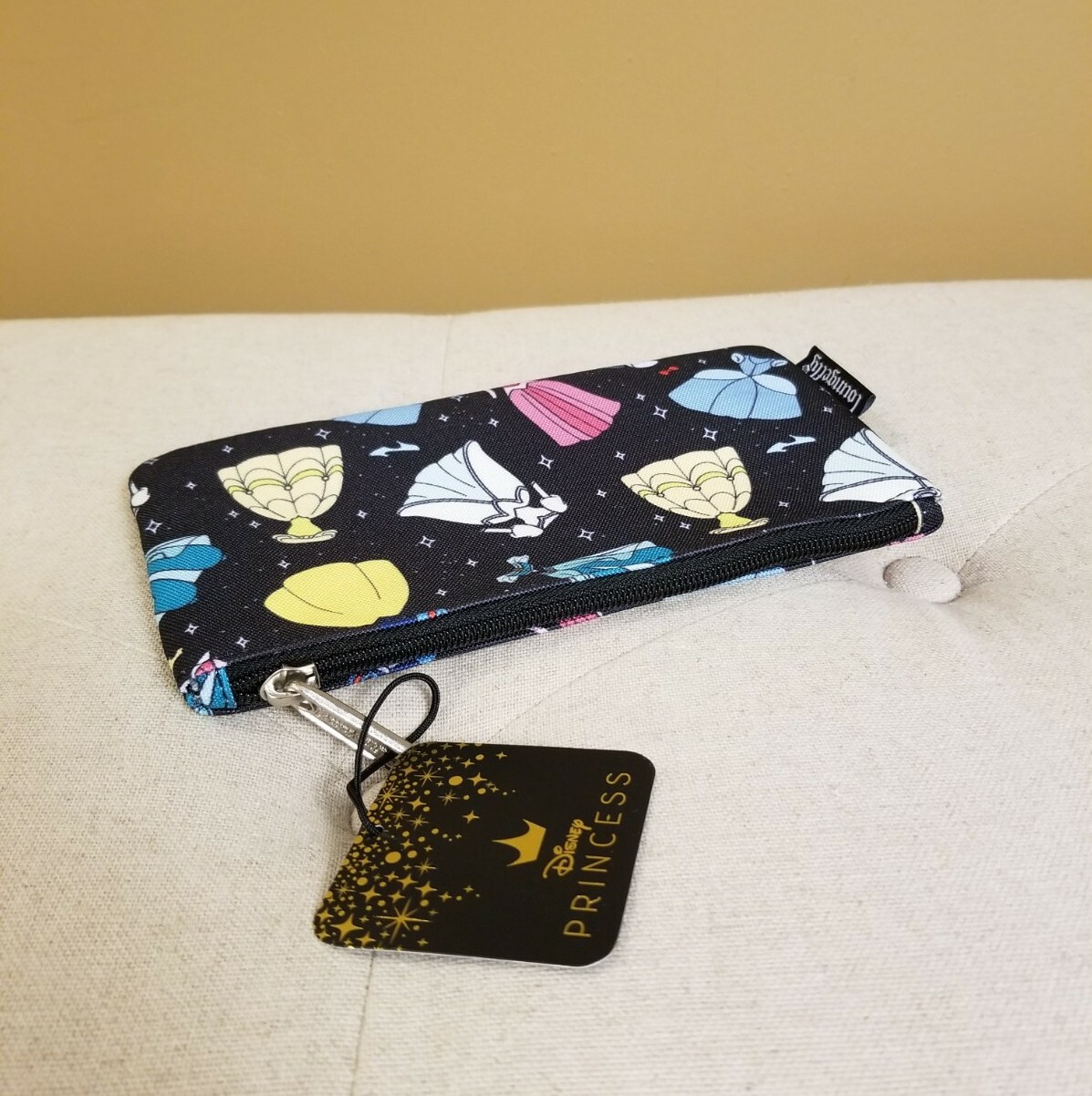 Loungefly Disney Princess Royal Dress Cosmetic Bag Makeup Bag Pencil Pouch NEW