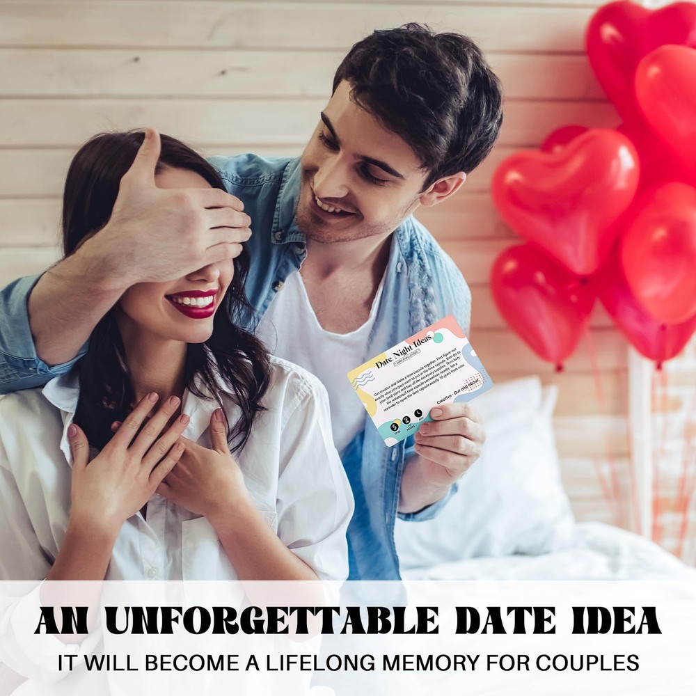 ONEVIVE 40 Scratch Off Date Ideas Couples Romantic Gift Valentines