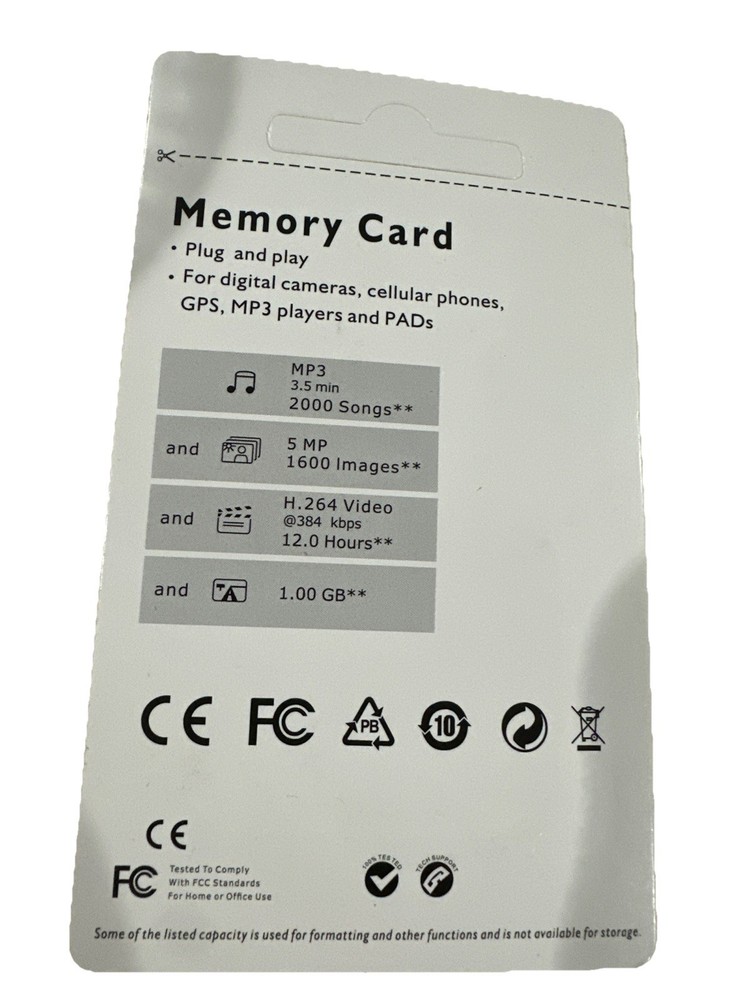 2Pack Universal TF SD Memory Card (1 TB) with Adapter, Data Storage Most Electr